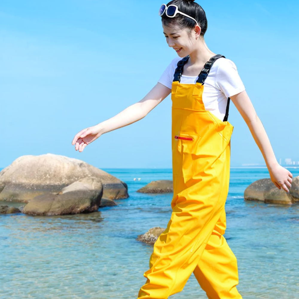 Fishing Pants Waterproof - 通気性があり、防水性のある、川歩きや海辺での遊び、屋外でのガーデニングや作業に適した、長ズボン型の作業着。