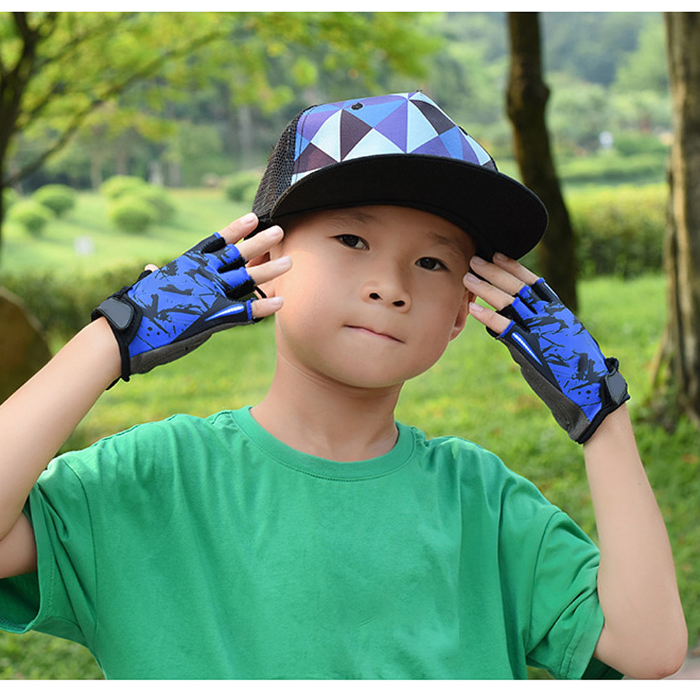ハーフフィンガー アウトドアスポーツグローブ – 通気性、滑 - Fishing Gloves のレビューと価格