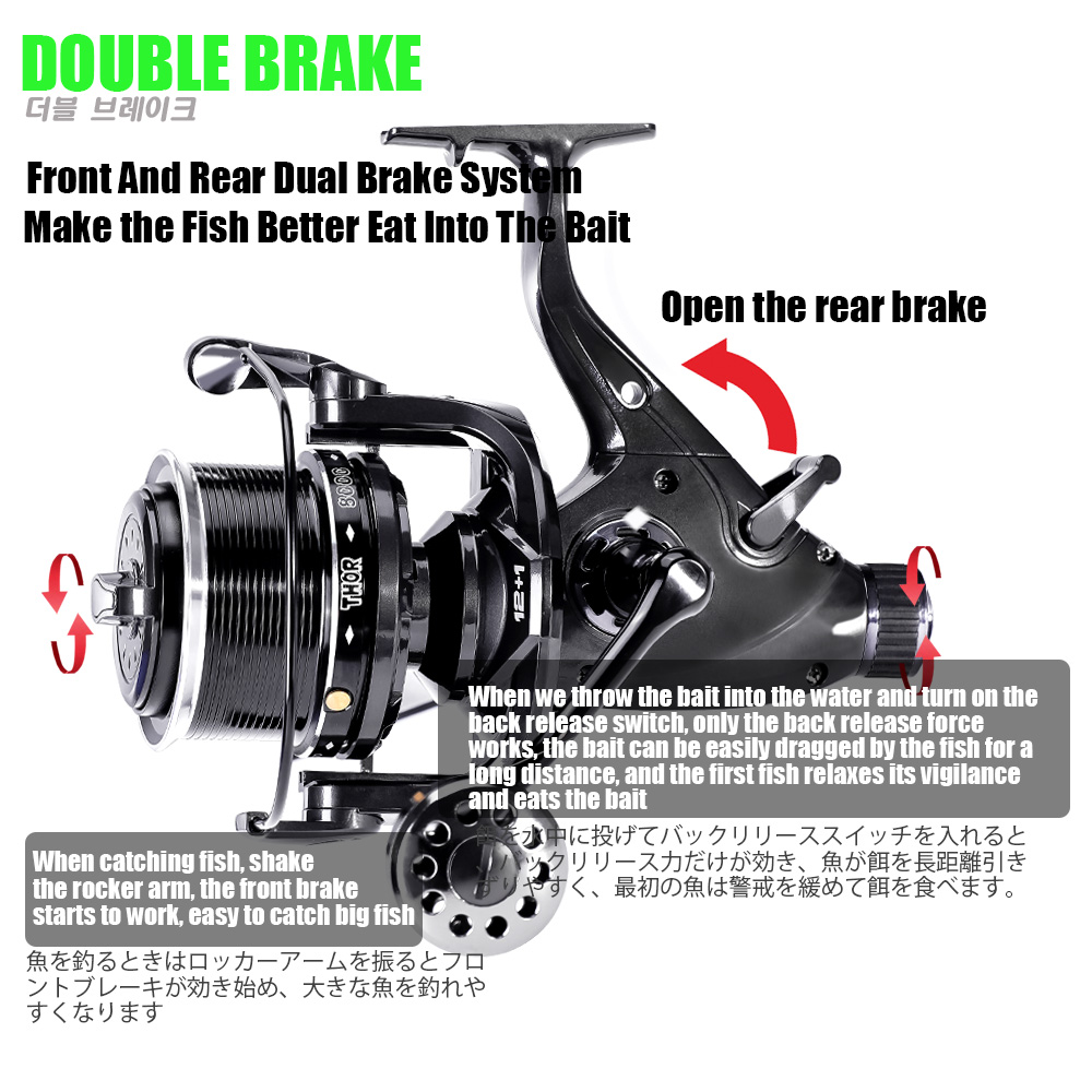 新しい鯉釣りリールスピニングリール最大ダブルドラッグ 27  - Kastking Reel Zephyr のレビューと価格