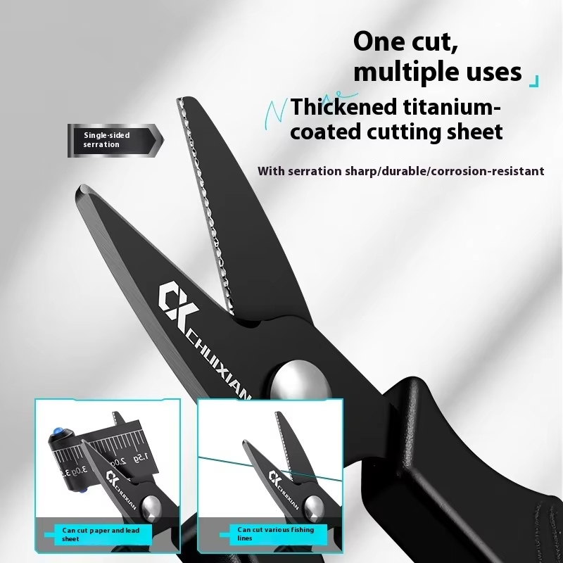 QAJTAO ポータブルチタンメッキ釣り用ハサミ、吊り下げ紐 - Fishing Belt のレビューと価格