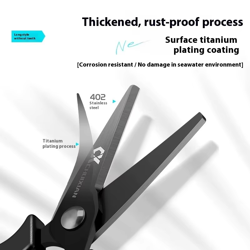 QAJTAO ポータブルチタンメッキ釣り用ハサミ、吊り下げ紐 - Fishing Belt のレビューと価格